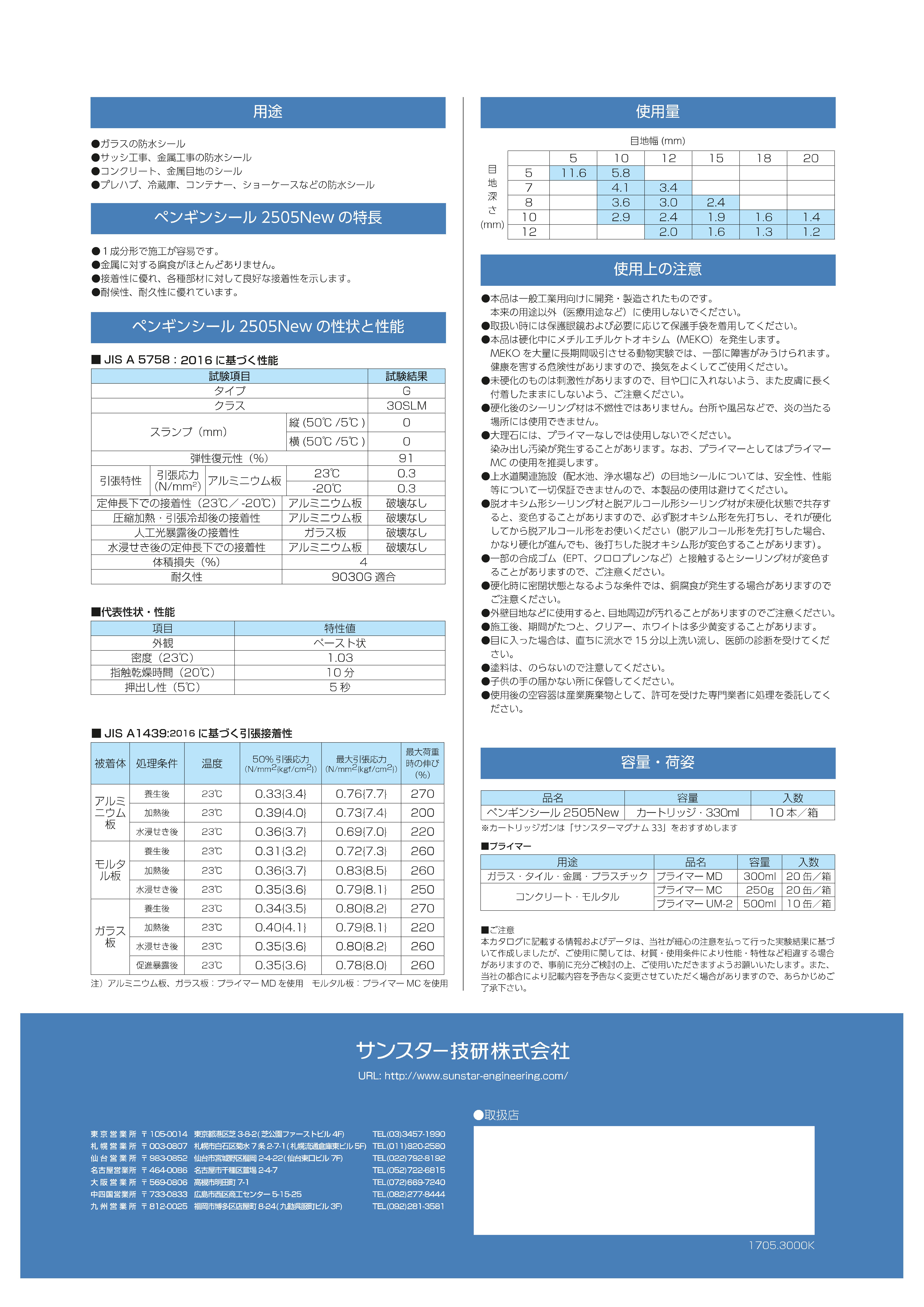 ペンギンシール２５０５Ｎｅｗ 化研マテリアルグループ オンライン注文