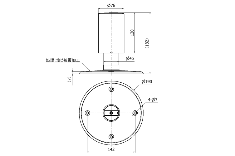 侍脱気筒塩ビシート用丸型